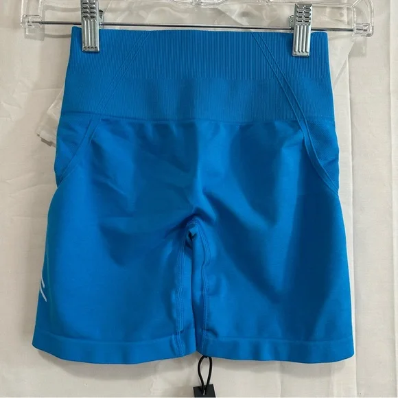 ONER ACTIVE Women Effortless Seamless Activewear Workout Shorts Tropical Blue XS - Picture 2 of 11